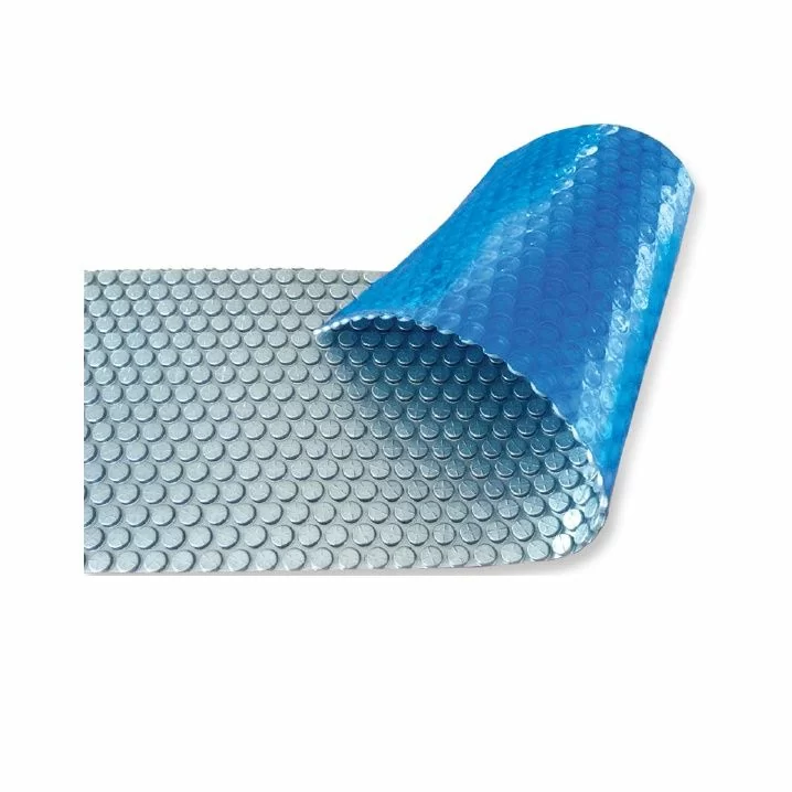 Niebieska folia solarna basenowa z wypustkami — Aquaviva Platinum Bubble